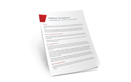 Sichern Sie jede Angriffsfläche mit NetBackup Flex 6.0 ab 